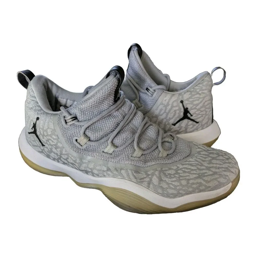 Jordan Super Fly 2017 Low Mens 8.5 Wolf Grey Basketball Sneakers AJ2664-003